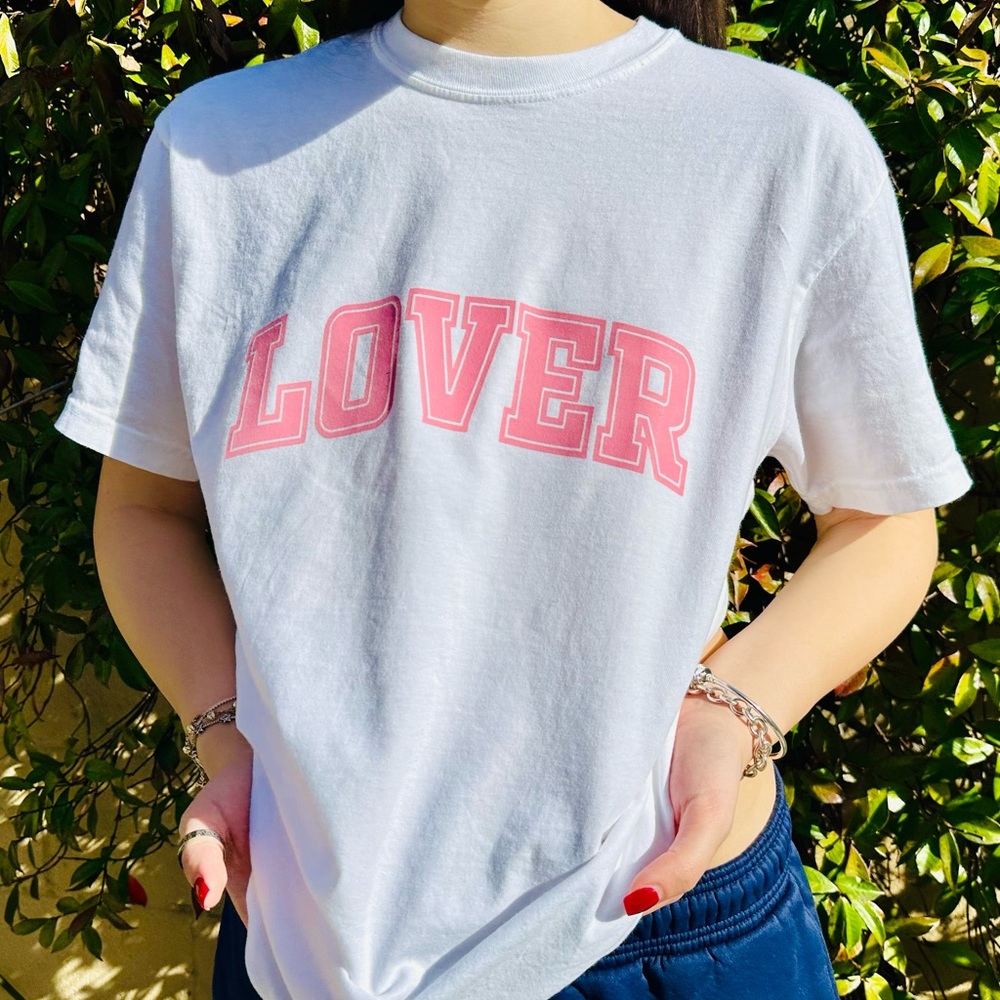 Lover White Valentine Costume T-shirt Size Midium